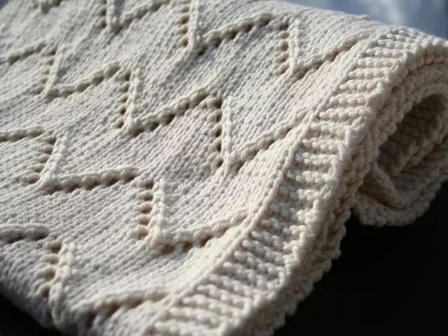 How do I start knitting a baby blanket?